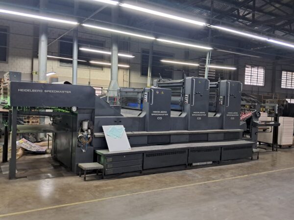 Heidelberg  Speed Master CD 102 Z + L ( Verniz ) -  72X102 CM